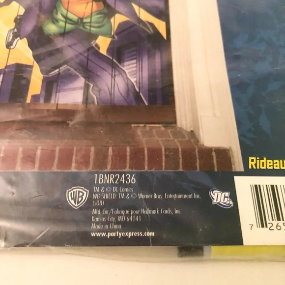 Vintage Batman  Walk Through Doorway Curtains Hallmark Party Express - Picture 7 of 14